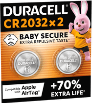 Knopfzellenbatterien Duracell Specialty 2032 Lithium 3 V 2 Stück