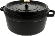 Staub Runder Schmortopf/Bräter 26 cm Schwarz