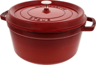 Staub Runder Schmortopf/Bräter 28 cm Kirschrot