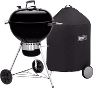 Weber Master Touch GBS E-5750 57 cm Schwarz + Weber Premium-Abdeckung 57 cm