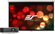 BenQ TK700STi + Elite Screens M100XWH (16:9) 237 x 151