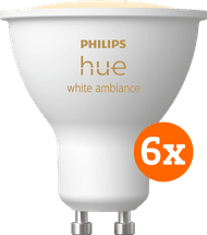 Philips Hue White Ambiance GU10 6er-Pack
