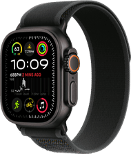 Apple Watch Ultra 2 4G 49 mm Schwarz Trail Armband Schwarz M/L