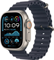 Apple Watch Ultra 2 4G 49 mm Silber Ocean Armband Blau