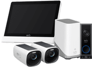 eufyCam 3 Doppelpack + HomeBase 3 + Doorbell E340 + Smart Display E10