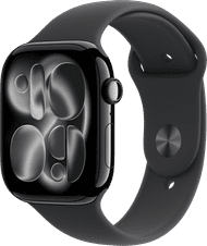 Apple Watch Series 11 46 mm Schwarz Sportarmband S/M