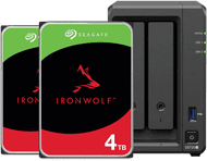 Synology DS725+ + Seagate IronWolf 4TB Doppelpack