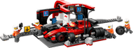 LEGO City F1 Boxenstopp mit Boxencrew und Ferrari Flitzer 60443
