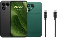 Fairphone 6 256GB Schwarz 5G + Basis-Zubehörset