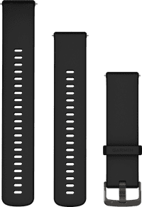 Garmin Silikonarmband Schwarz 22 mm