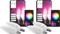 Philips Hue Kerzenlampe White & Color E14 4er-Pack