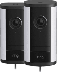 Ring Spotlight Kamera Pro 2. Generation Kabelgebunden Schwarz Doppelpack