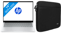 HP 14" OmniBook X Laptop Next Gen AI 14-ka0053ng + BlueBuilt Laptophülle 14"