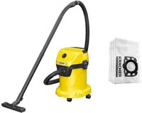 Kärcher WD 3 V-17/4/20 + Kärcher Staubsaugerbeutel für WD 2 Plus / WD 3 (4x)