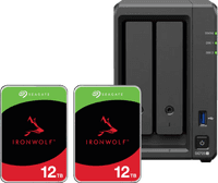 Synology DS725+ + Seagate Ironwolf 12 TB Doppelpack