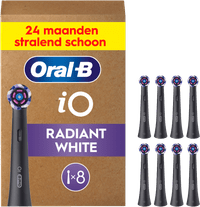 Oral-B iO Strahlendes Weiss (8 Stück) Schwarz