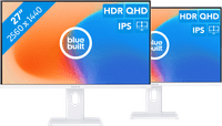 BlueBuilt 27 Zoll Quad HD Monitor Doppelpack