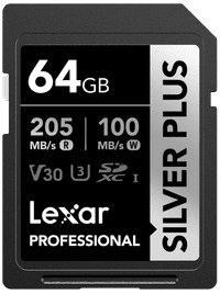 Lexar Professional SDXC Silver Plus 64GB 100 MB/s