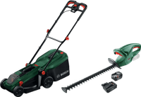 Bosch Rotak 18V-32 + Bosch EasyHedgeCut 18-45 Li + Bosch Starterset 18V 4,0 Ah