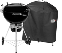Weber Master-Touch Premium E-5770 Schwarz + Weber Premium Abdeckung 57 cm