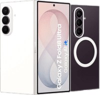 Samsung Galaxy Z Fold8 Ultra 256GB Weiß 5G + Carbon Backcover mit Magnet Schwarz