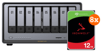 UGREEN NASync DXP8800 Plus + Seagate IronWolf 12TB 8-pack