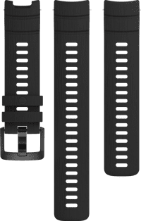 Polar Street X Silikonarmband Schwarz 22 mm S/L