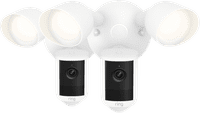 Ring Floodlight Kamera 2. Generation Weiß Doppelpack