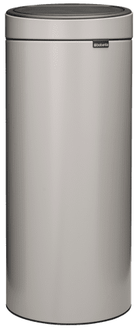 Brabantia Touch Bin Mülleimer 30 Liter Soft Grey