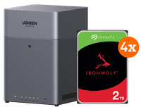 UGREEN NASync DH4300 + Seagate IronWolf 2TB 4-pack