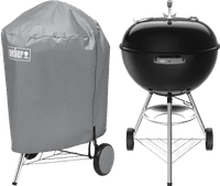 Weber Original Kettle 57 cm Schwarz + Weber Abdeckung 57 cm