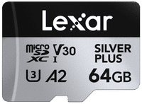 Lexar Professional microSDXC Silver Plus 64GB 100 MB/s