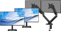 Philips 27E1N1600AE/00 Doppelpack + BlueBuilt Monitorhalterung Mechanische Feder für 2 Monitore