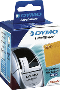 DYMO Hanging Folder Labels 50x12mm White 220 Units
