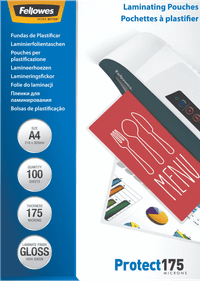 Fellowes Laminierhüllen Protect 175 Micron A4 (100 Stück)