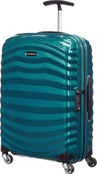 Samsonite Lite-Shock Spinner 55cm Petrol Blue