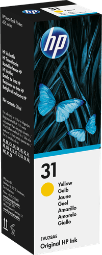 HP-Tintenflasche 31 Gelb