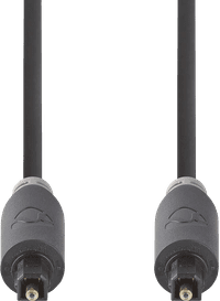Nedis Optisches Kabel 2 Meter Grau