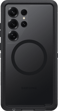 OtterBox Defender Samsung Galaxy S25 Ultra Back Cover with Magnet Transparent Black Belt