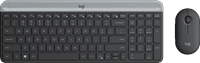 Logitech MK470 Slim kabellose Tastatur und Maus Grau QWERTZ
