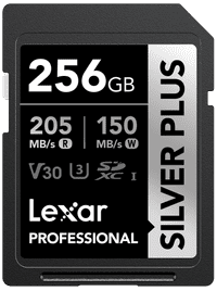 Lexar Professional SDXC Silver Plus 256GB 150 MB/s