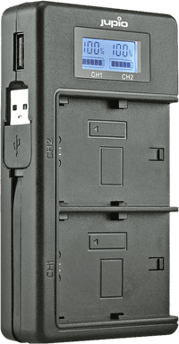 Jupio USB Duo Charger LCD for Sony NP-FW50