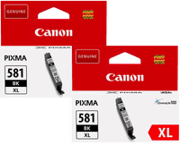 Canon CLI-581XL Cartridges Black Duo Pack