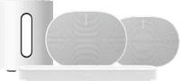Sonos Beam Ultra Weiß + Sonos Sub Mini + 2x Era 300 Weiß