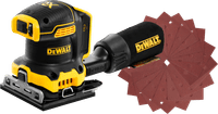 DeWalt DCW200NT-XJ (ohne Akku) + DeWalt Schleifstreifen 115 x 115 mm K120 (25x)