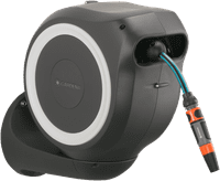 GARDENA Wall Hose Box 15 RollUp S White