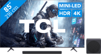 TCL QD Mini LED 85" T8D (2026) + TCL A65K
