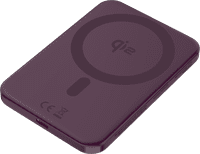 BlueBuilt Wireless Powerbank mit Qi2 und MagSafe 5.000 mAh mit Schnellladen 20 Watt Rot
