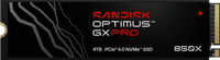 SANDISK Optimus GX PRO 850X 4TB NVMe-SSD mit Kühlkörper