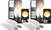 Philips Hue Kerzenlampe White Ambiance E14 4er-Pack